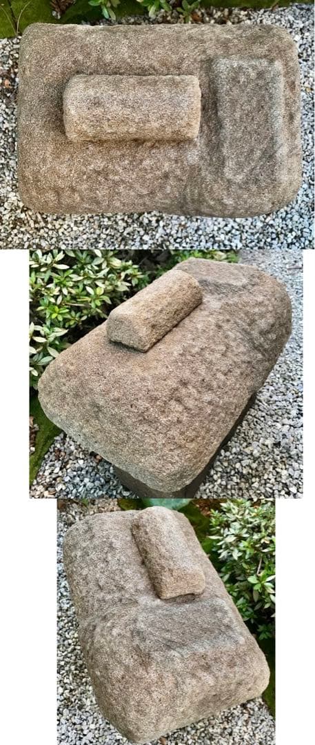 【山小屋風石灯篭・置灯篭・オブジェ・庭石】ガーデニング箱庭造園水石飾り石