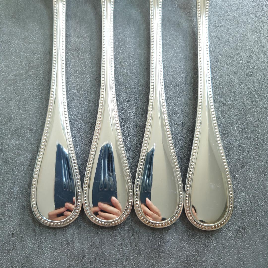 美品 クリストフル パール ケーキフォーク 4点