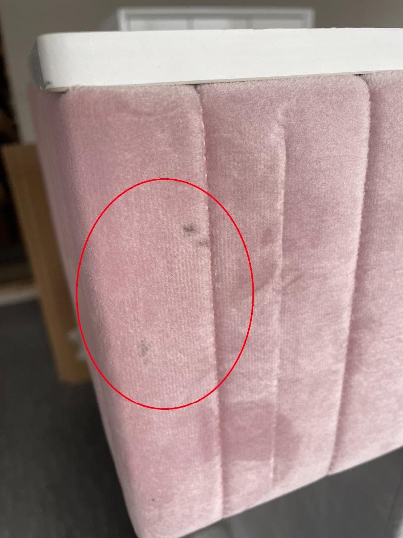 【お得】ピンク 60cm 化粧台デスクのみ 訳あり品実物写真あり108-60-②