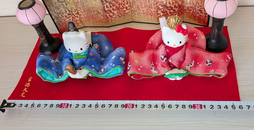 吉徳大光 雛人形 サンリオ ひな祭り ハローキティ キティちゃん 陶器
