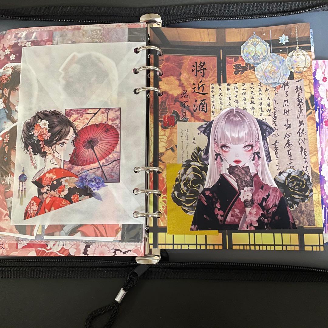 poyo ☆彡おすそ分けファイル 6穴バインダー 眺めて楽しめる ＋素材