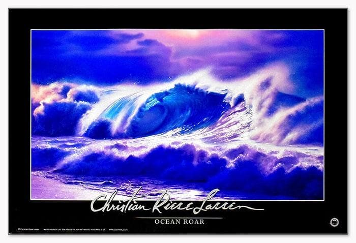 額装品/オーシャン ロアー/クリスチャン ラッセン/アート/ポスター/インテリア