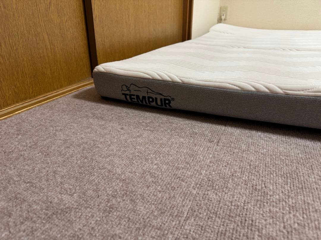 Tempur プリマ フトン 厚み 8cm ダブル マットレス 三つ折り