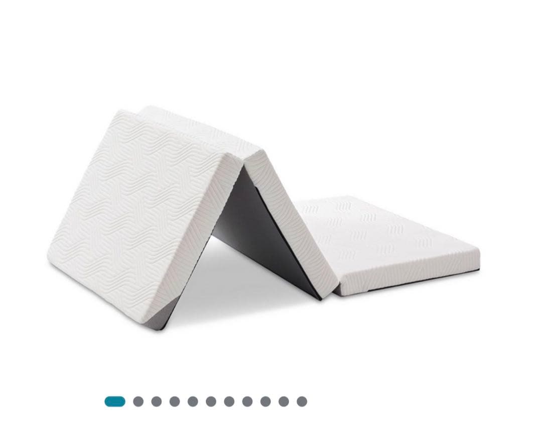 Tempur プリマ フトン 厚み 8cm ダブル マットレス 三つ折り