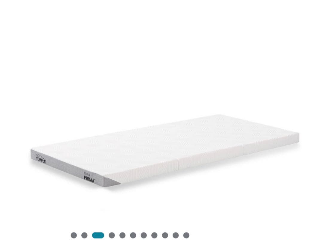 Tempur プリマ フトン 厚み 8cm ダブル マットレス 三つ折り