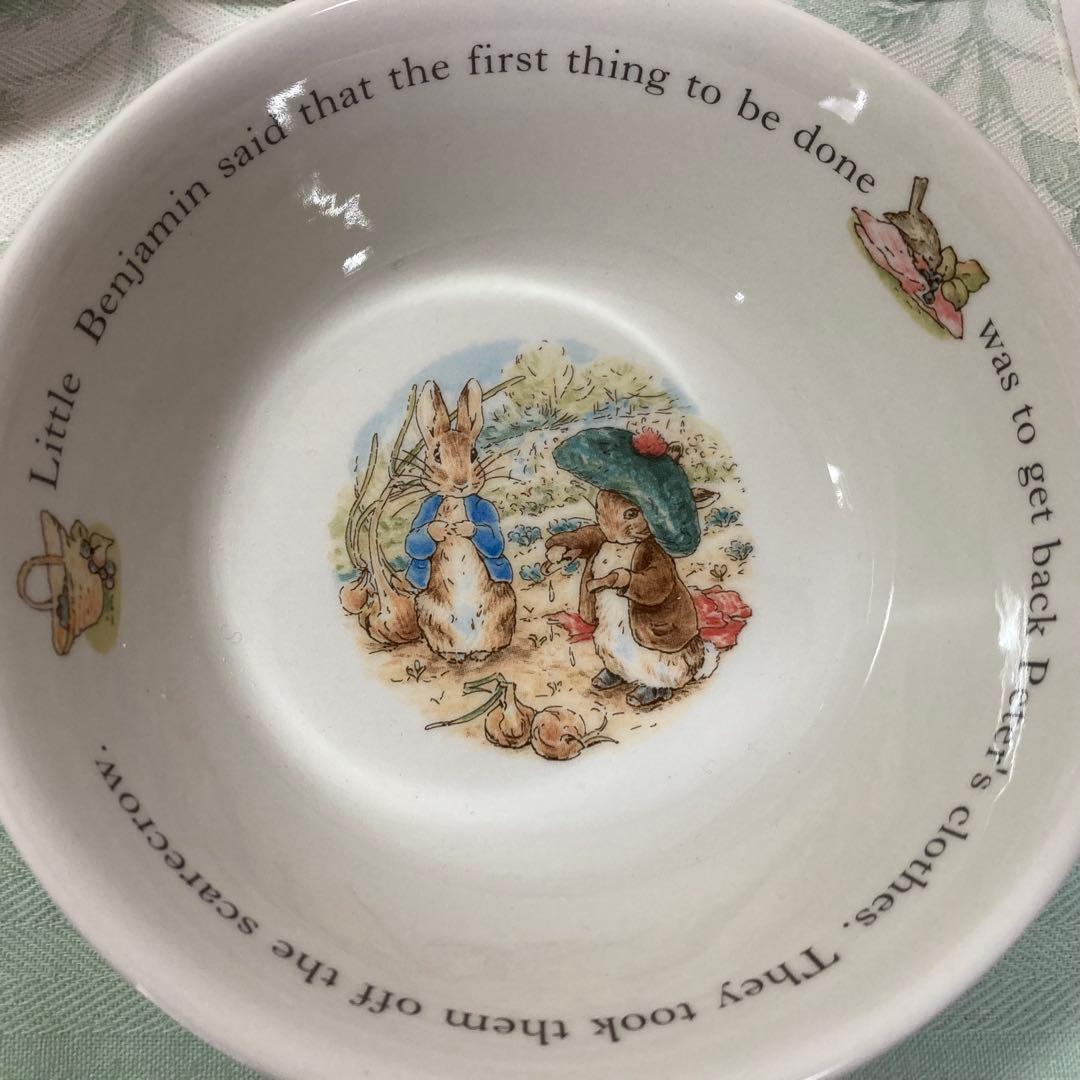 ウェッジウッド　ピーターラビット＆ベンジャミンバーニー食器3点セット 【未使用】