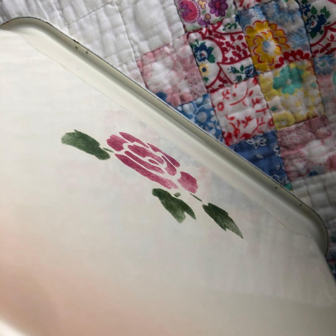 平成レトロ　マニーローズ　ホーロー容器　ミディS 廃盤品