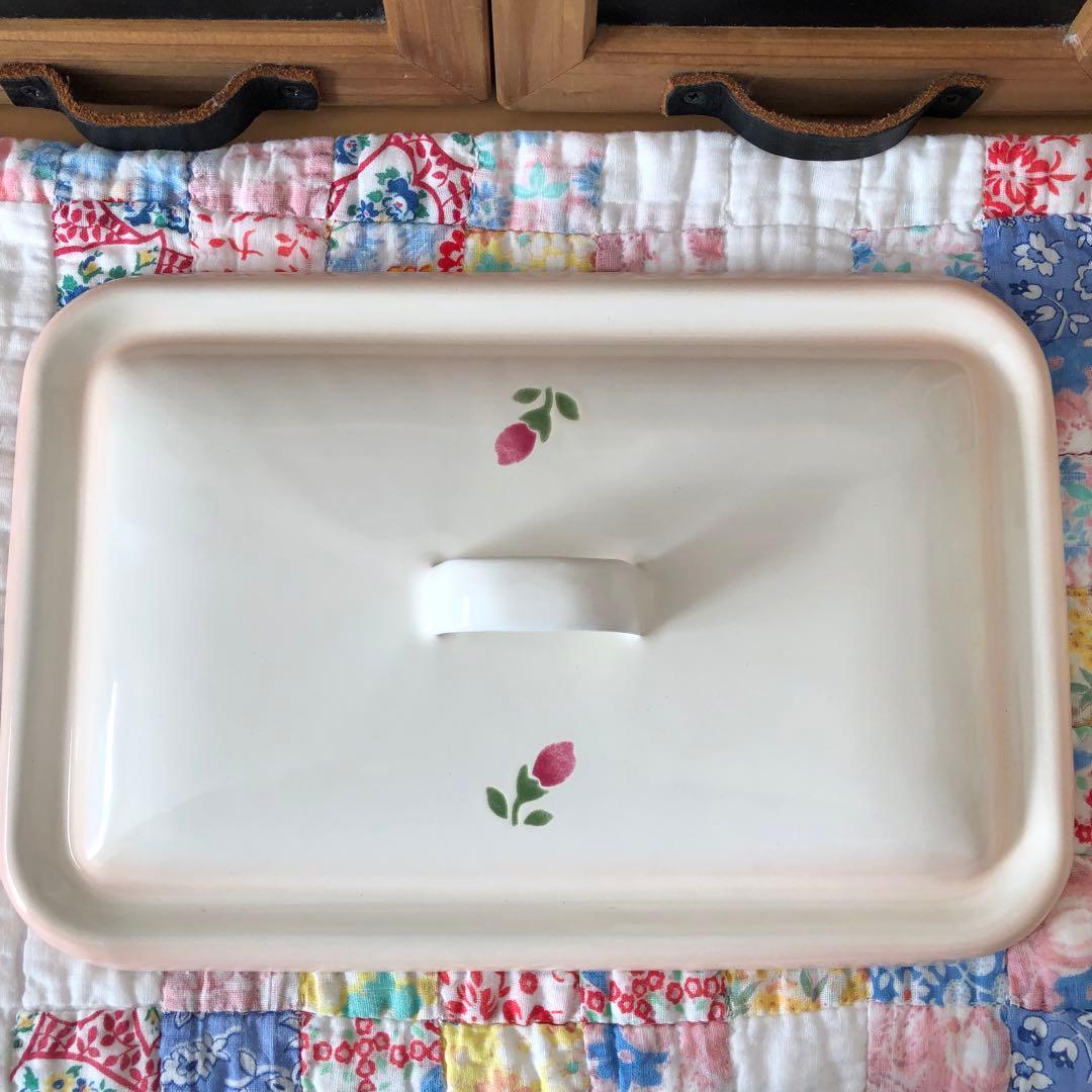 平成レトロ　マニーローズ　ホーロー容器　ミディS 廃盤品