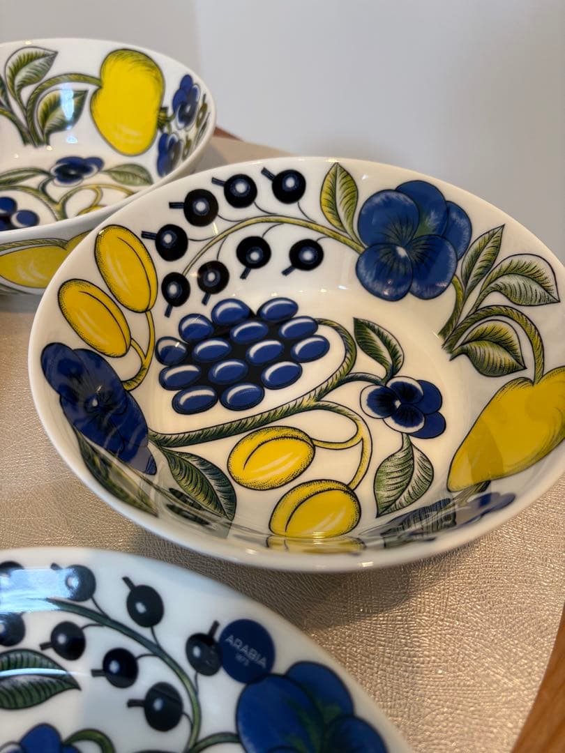 パラティッシ　イエロー　4点セット