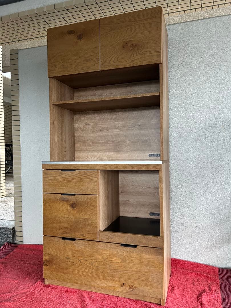 ◾️美品◾️unicoウニコ◾️ADDAYアディ◾️レンジボード食器棚キッチン◾️北欧