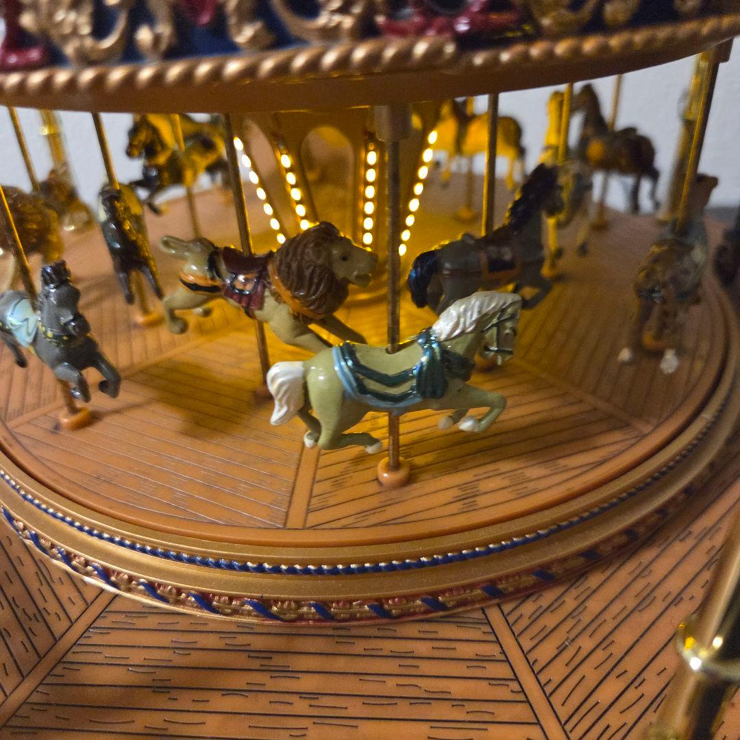 【完動品】ミスタークリスマス　カルーセル　ゴールドラベル　メリーゴーランド