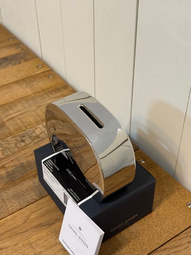 新品   エレファント 貯金箱