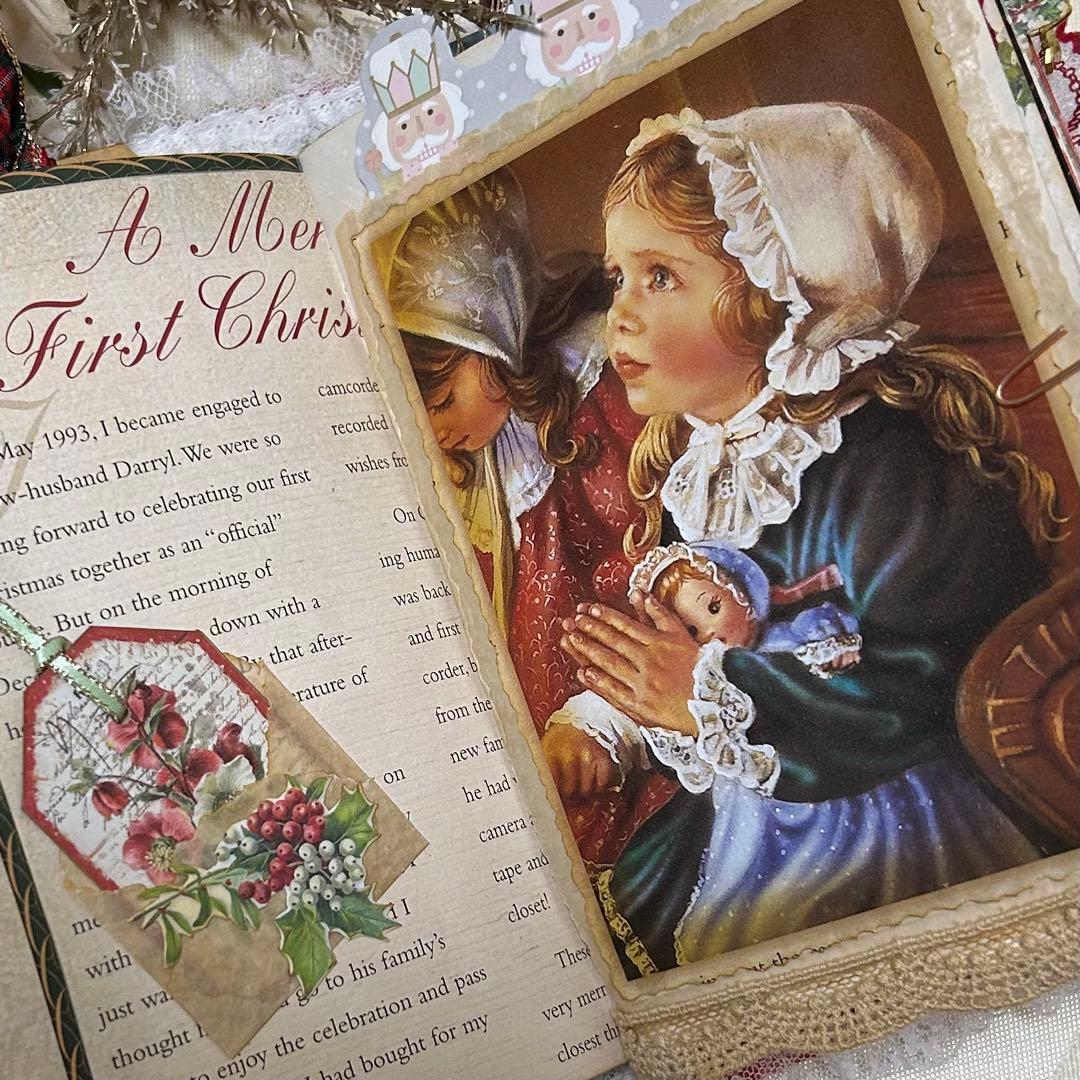 レースいっぱい　ジャンクジャーナル・雑記帳　Merry Christmas