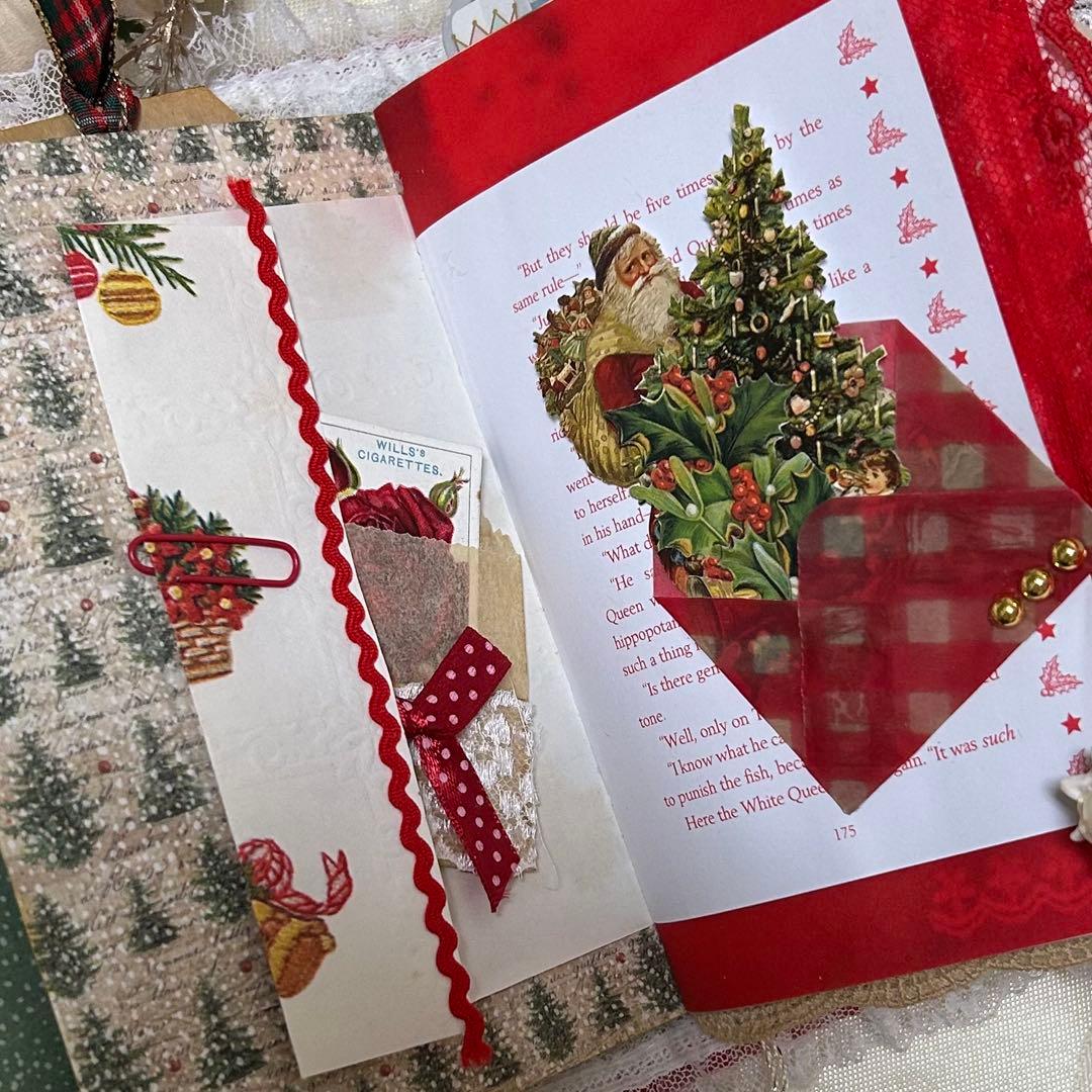 レースいっぱい　ジャンクジャーナル・雑記帳　Merry Christmas