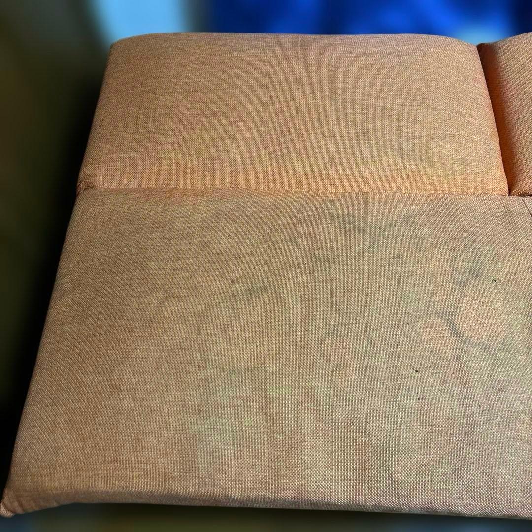 【直接取引】ソファベッドオレンジ、定価¥35,800