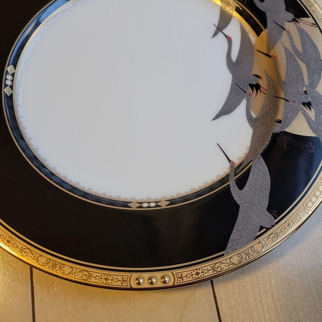 【100周年アニバーサリー】ノリタケ①　四季彩舞曲　鶴　27cmディナープレート