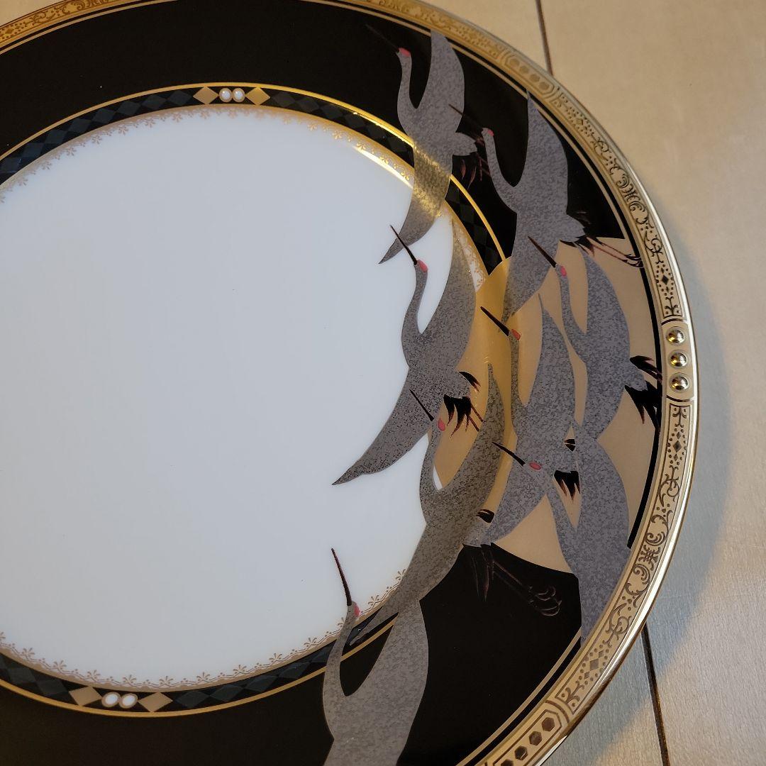 【100周年アニバーサリー】ノリタケ①　四季彩舞曲　鶴　27cmディナープレート