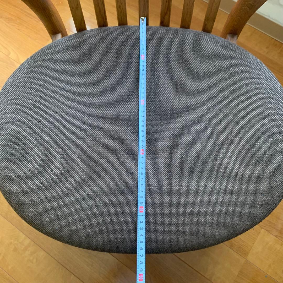 木製アーチ型チェア ブラウン