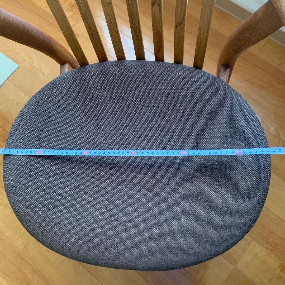 木製アーチ型チェア ブラウン