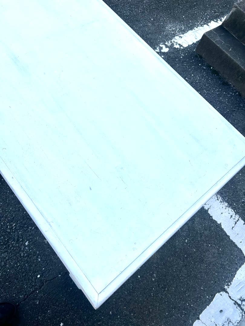 【業務用仕様】平台 テーブル ホワイト 白木 1800×600 陳列什器