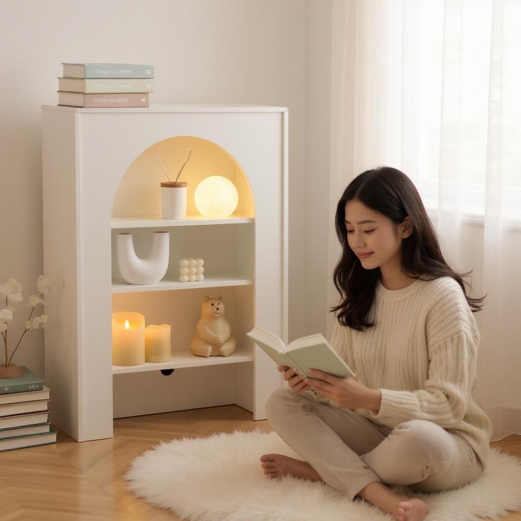 【新品】マントルピース　大人可愛い　収納ラック　アウトレット