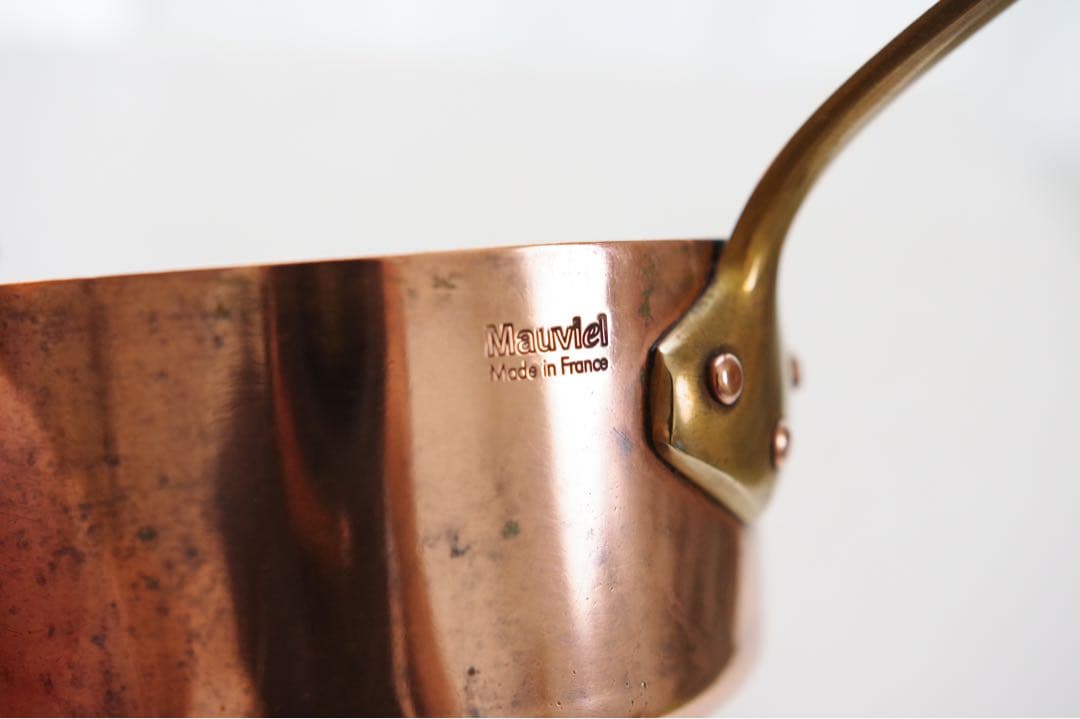 m*t様 早い者勝ち❗️mauviel ムヴィエール 約12㎝ ソースパン 銅鍋