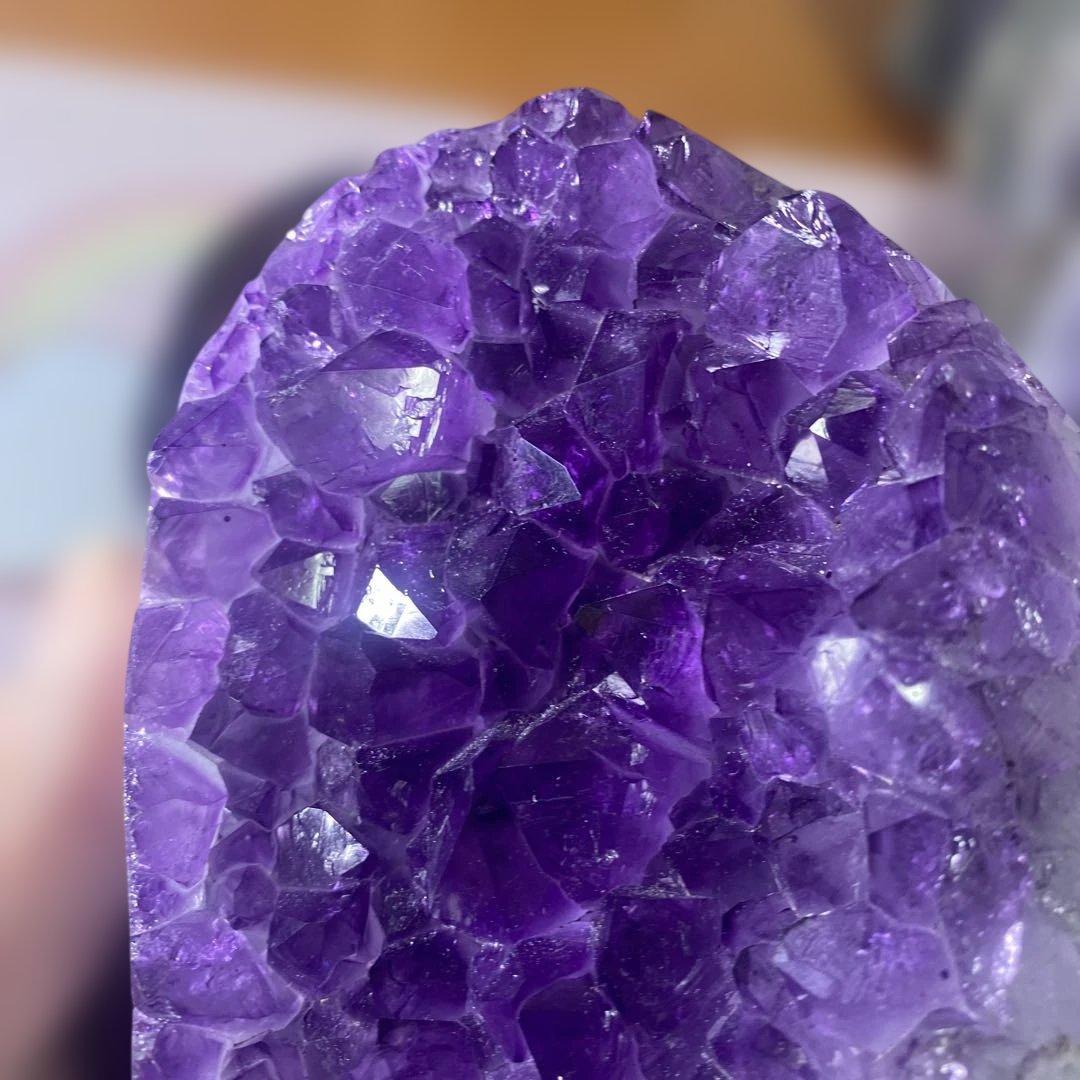 【極上】ウルグアイ産アメジストクラスター1528g絶品超濃い超美しい 幸運水晶