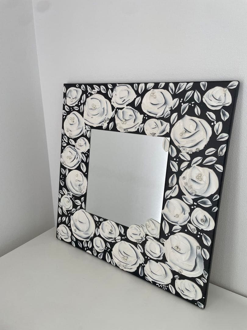 【Crystal♡さま専用】 60×60 鏡　フランスプリマベラ