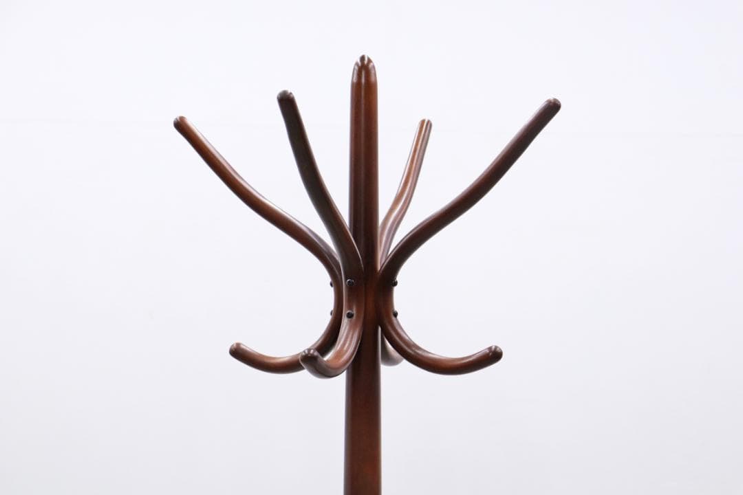 秋田木工 ポールハンガー ブナ材 ヴィンテージ コートハンガー 帽子掛け 傘立て