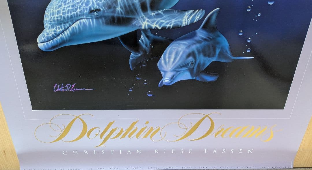 ラッセン「ドルフィンドリームス」アートポスター Dolphin Dreams
