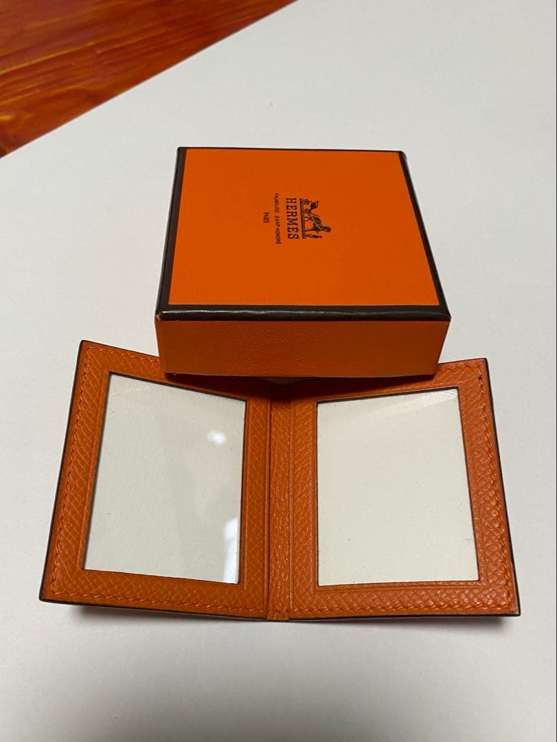 エルメス　レザーミニフォトフレーム