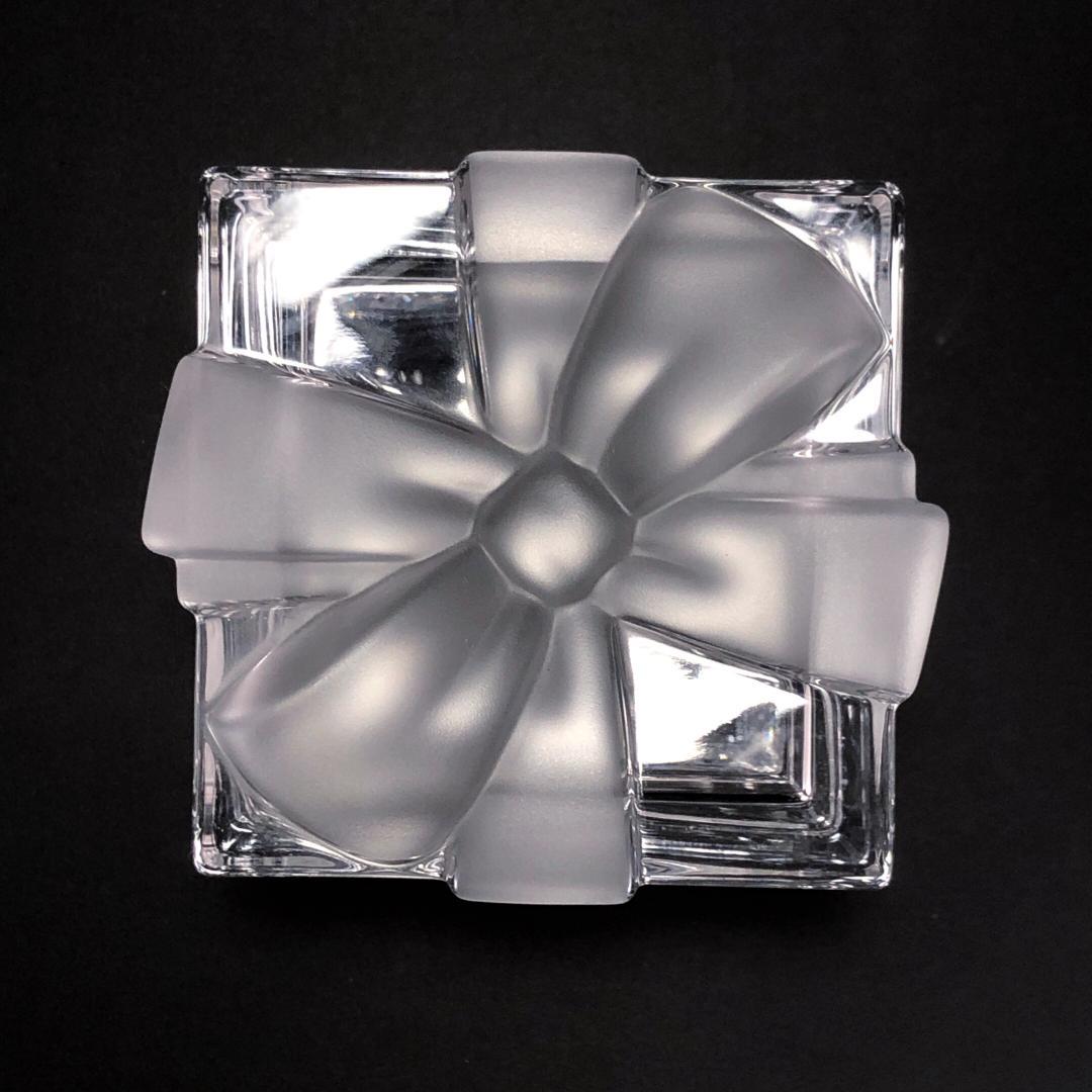 【美品・箱付き】ティファニー／クリスタル ジュエリーボックス