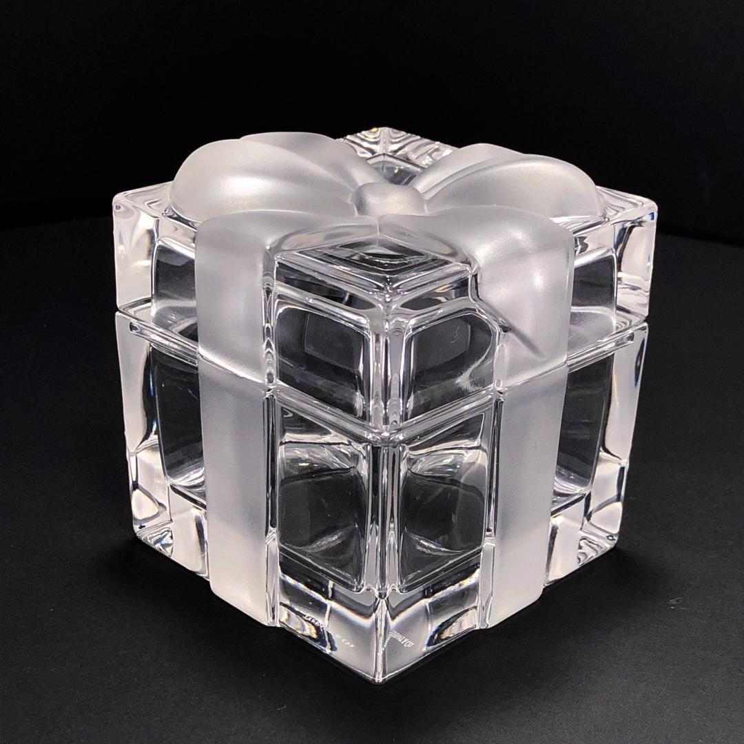 【美品・箱付き】ティファニー／クリスタル ジュエリーボックス