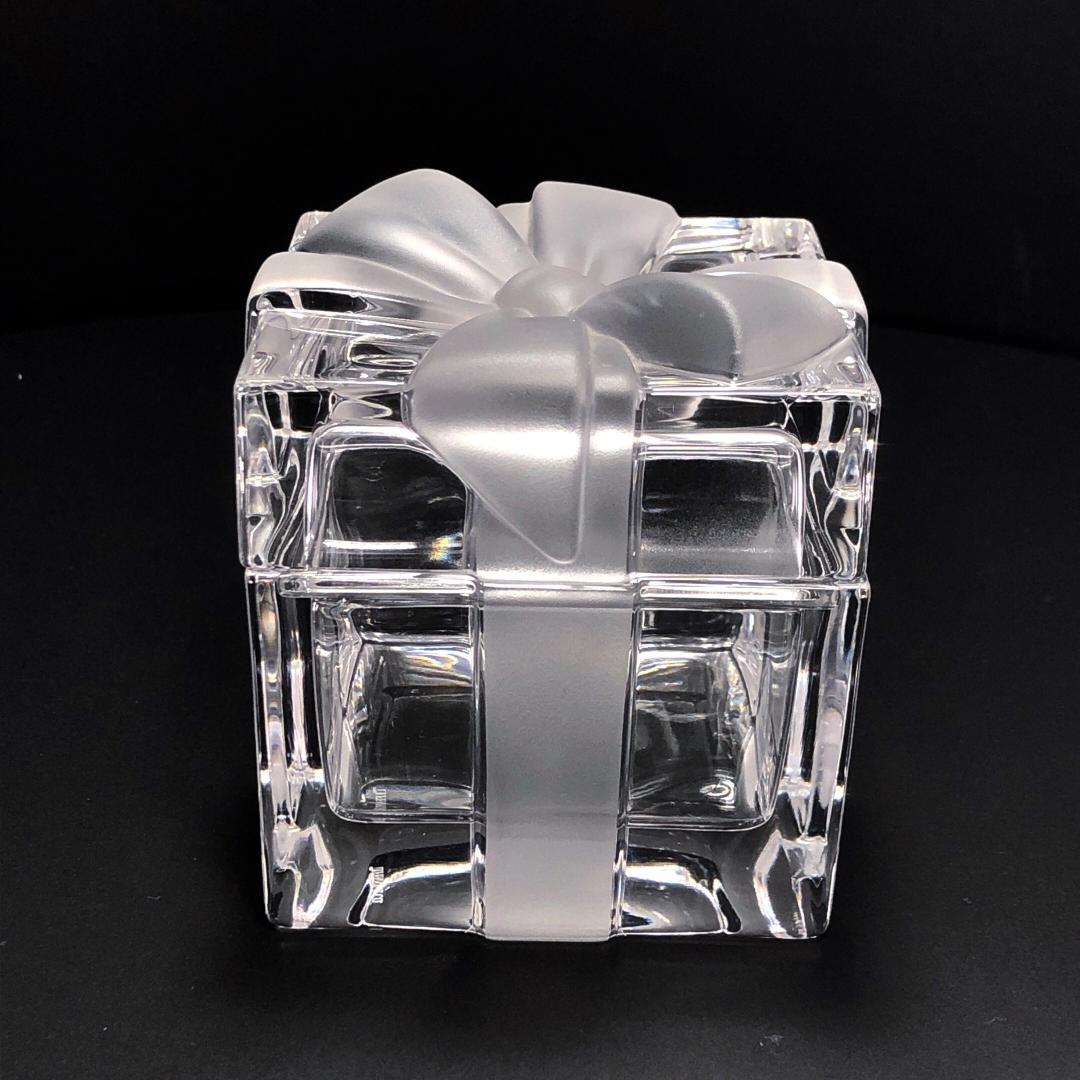 【美品・箱付き】ティファニー／クリスタル ジュエリーボックス