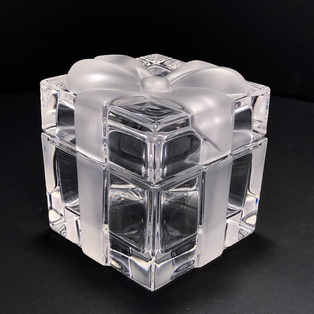 【美品・箱付き】ティファニー／クリスタル ジュエリーボックス