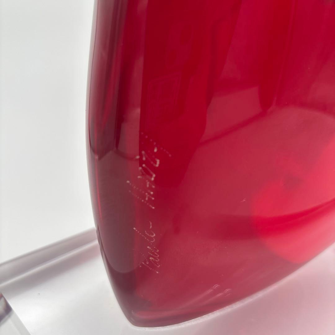 赤ハート型アクリル置物Shlomi Haziza PAULE 　高さ３０cm