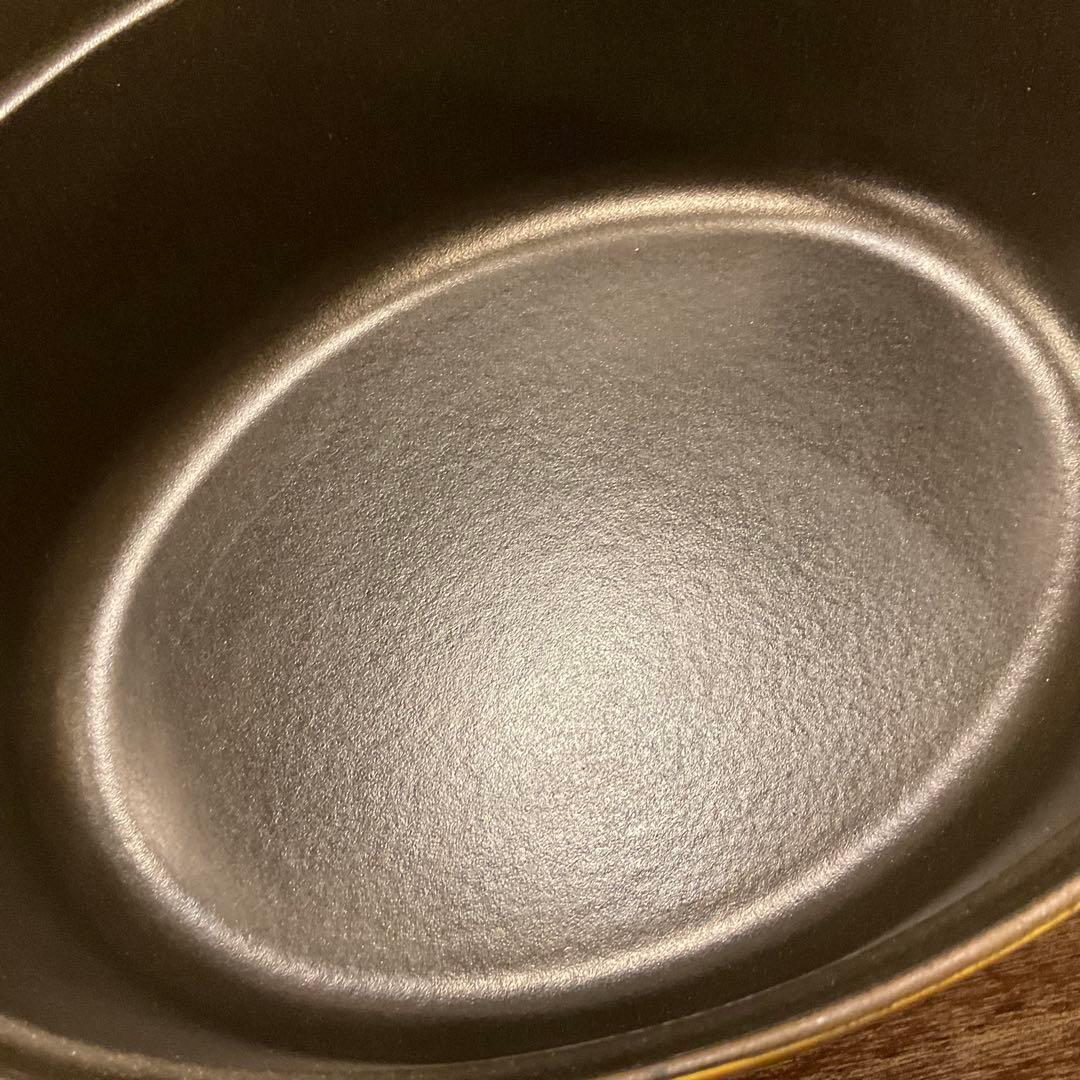 大容量！ 31cm！STAUB ストウブ ピコ・ココット オーバル イエロー系