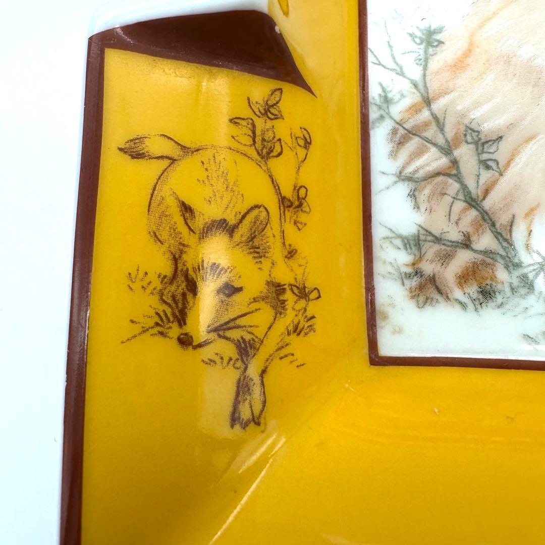 Hermes エルメス 置き灰皿 小物入れ テリア 狩猟犬 狩り