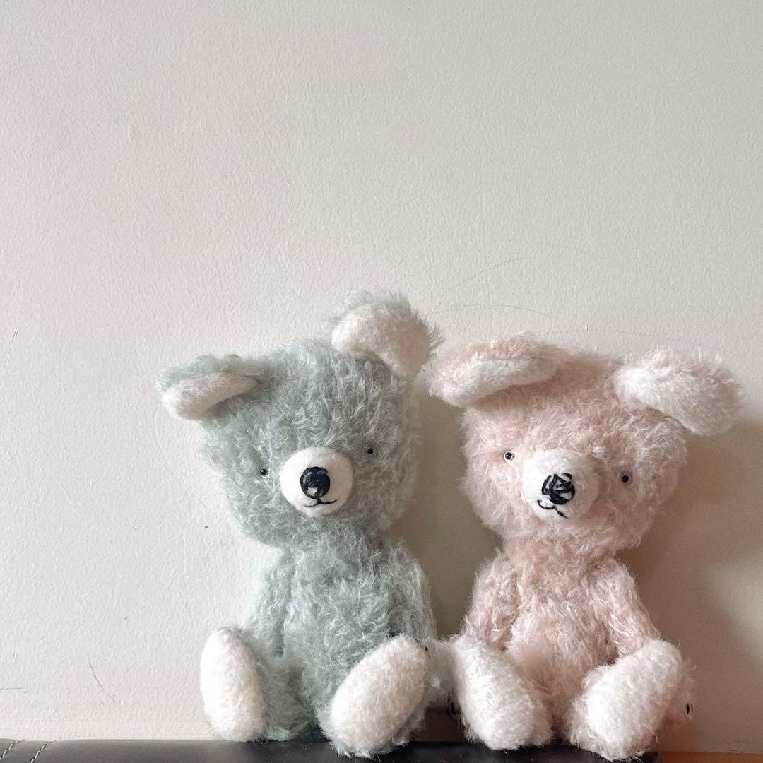 ベイビーピンクのテディベア アーティストベア 海外作家様 ハンドメイド くま