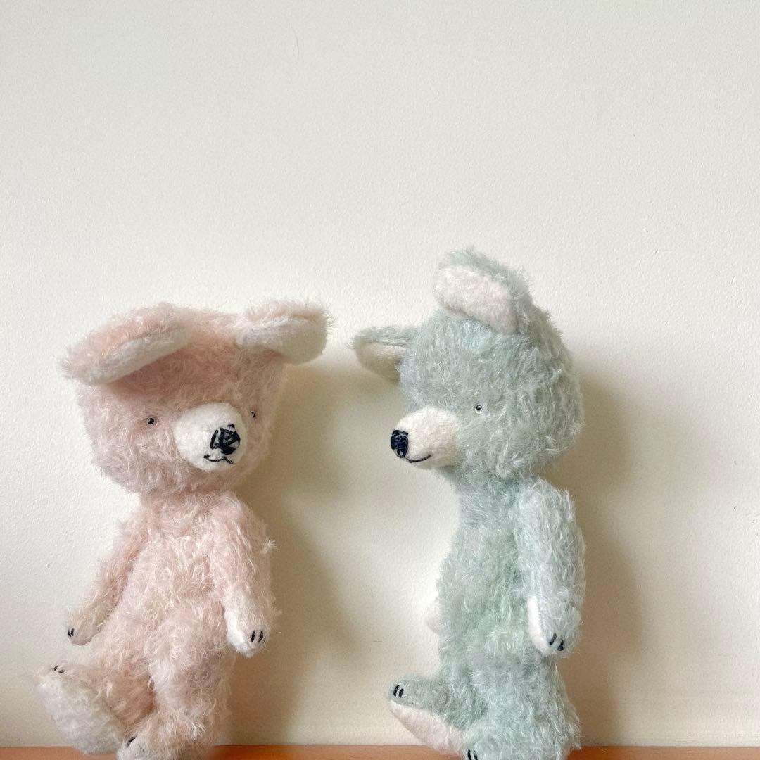 ベイビーピンクのテディベア アーティストベア 海外作家様 ハンドメイド くま
