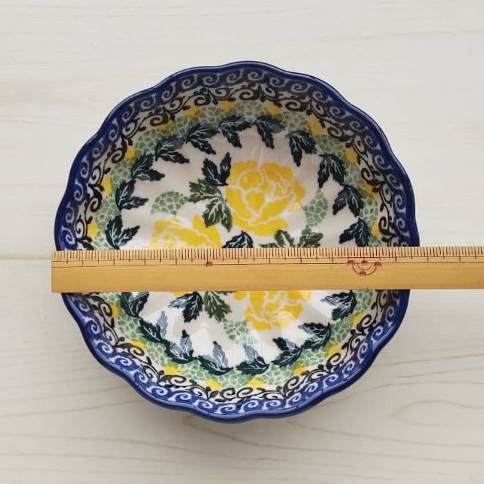 新品　ポーランド食器 11.8cm ボウル　花  ツェラミカ アルティスティチナ