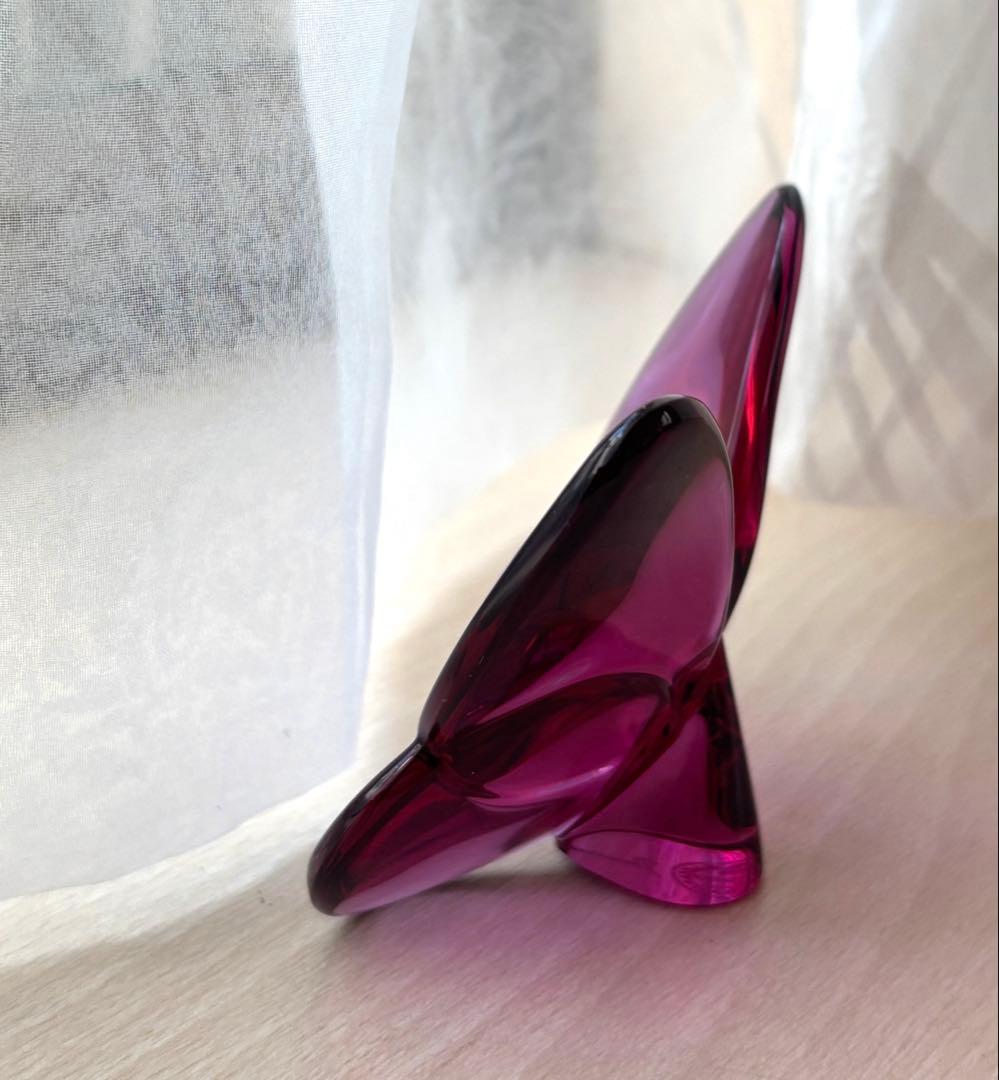 Baccarat バカラ　蝶の置物