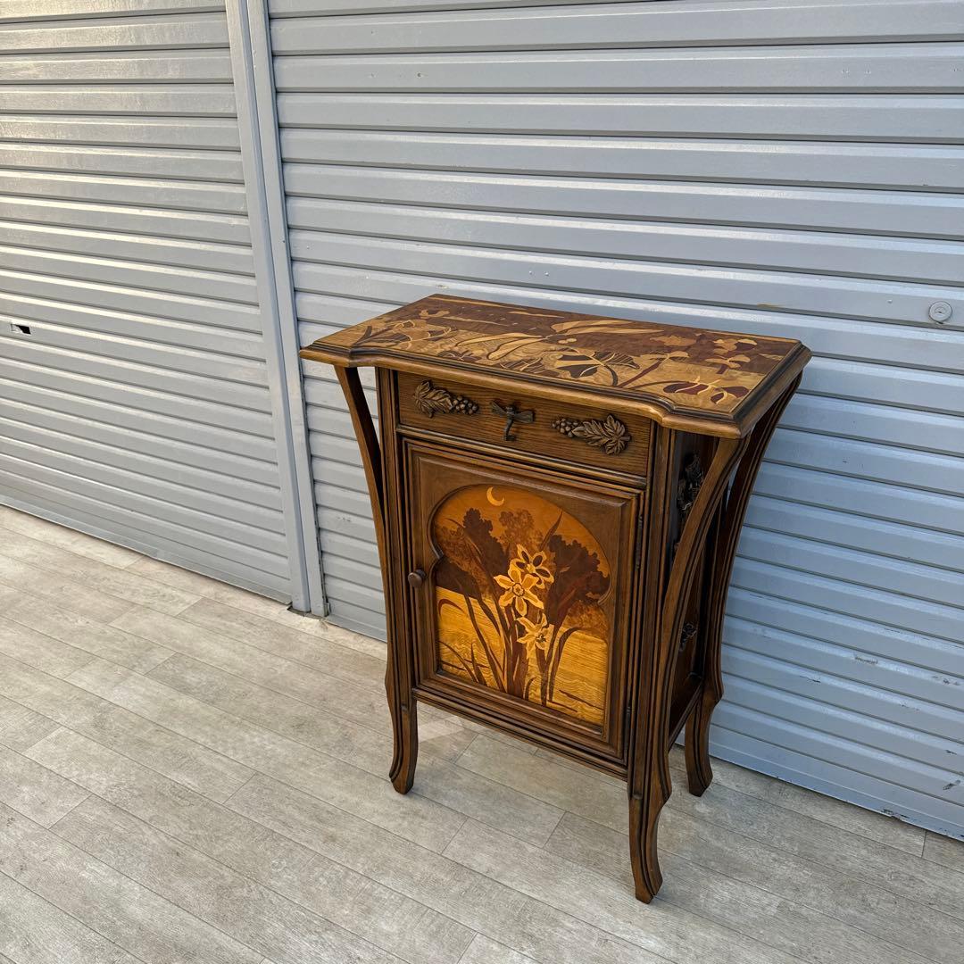 希少　ミエールガレ 調　アール・ヌーボー　チェスト　コンソール