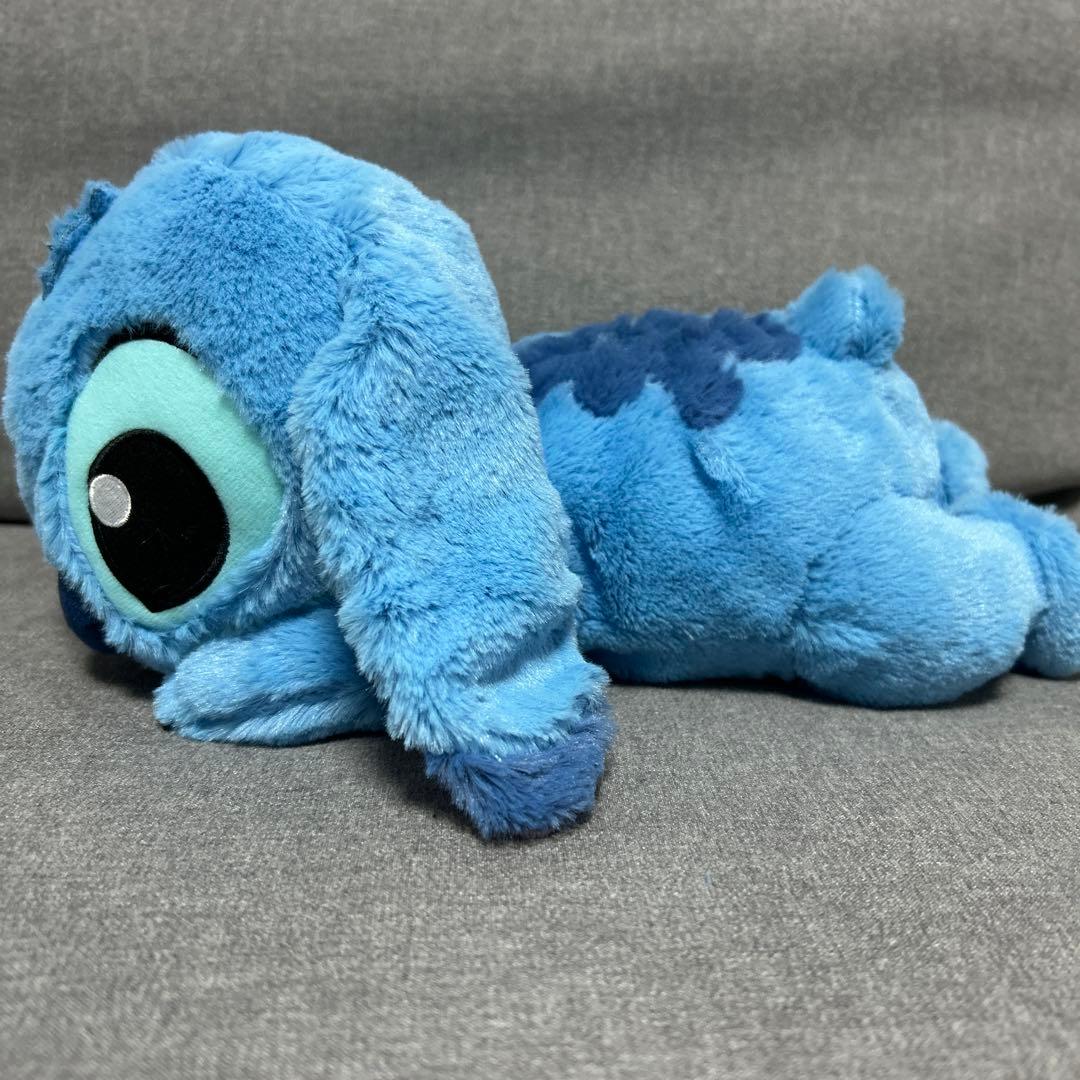 ディズニー くったりBIGぬいぐるみ スティッチ タグ付き - メルカリ