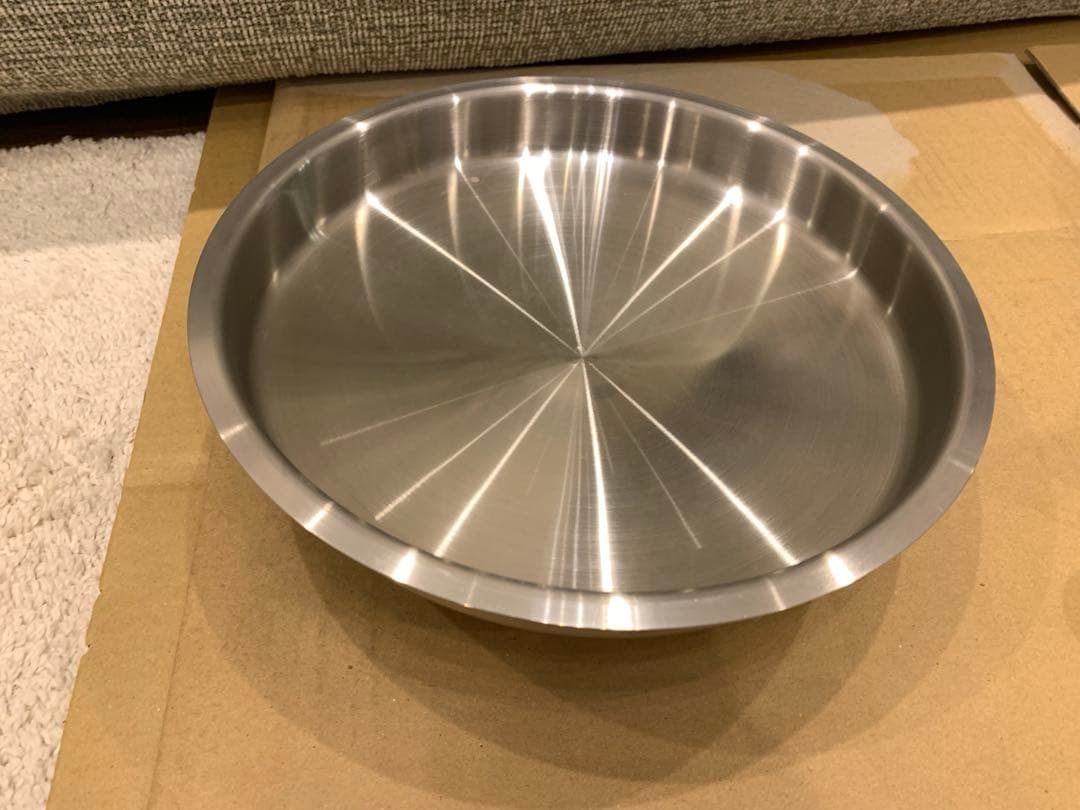 新品 アムウェイ 蓋付き 大フライパン