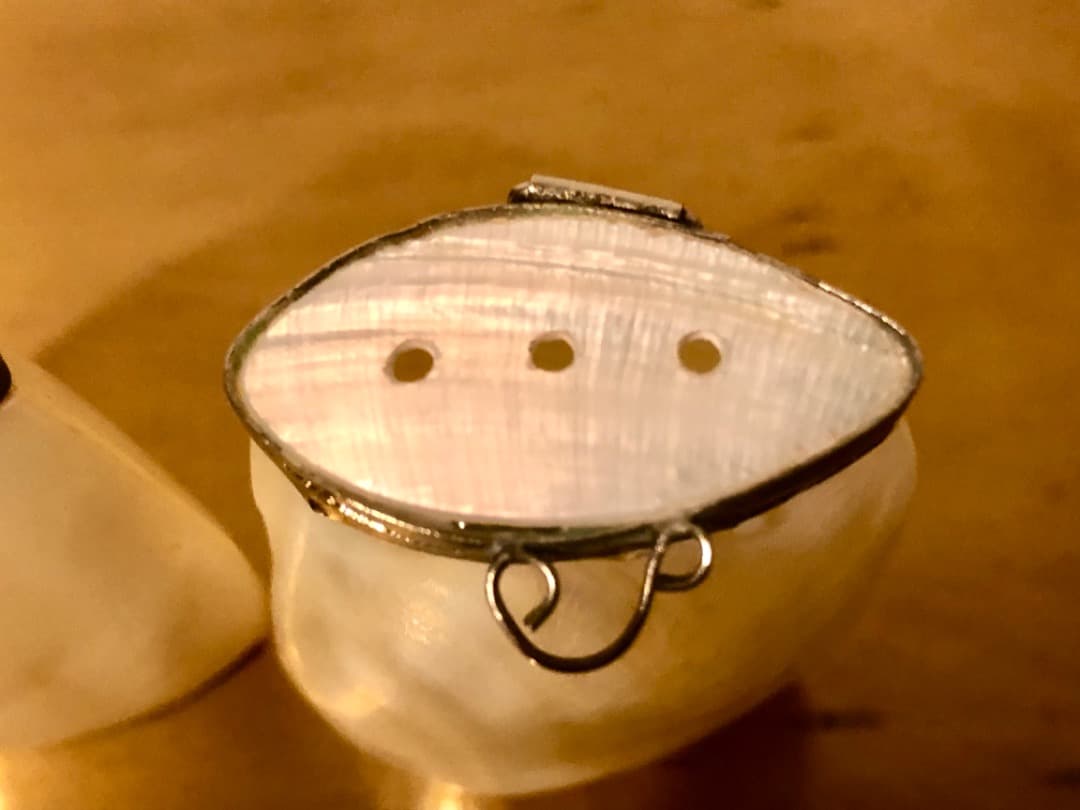 M6 マザーオブパール ヴィンテージ 調味入れ ソルト&ペッパー