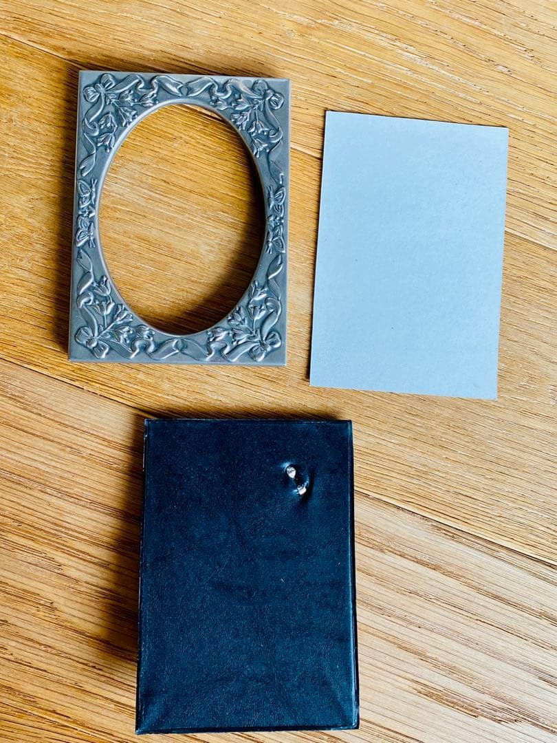 フランスアンティーク 写真立て リボン フラワー フォトスタンド