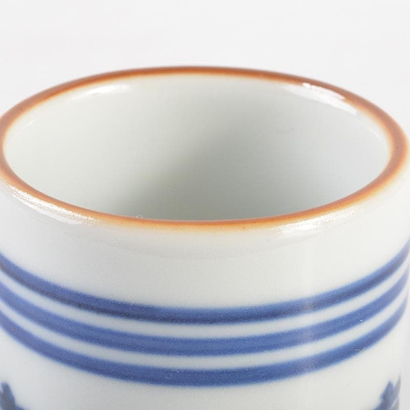 茶道具 平安 三浦竹泉造 染付六寿文 巾筒 共箱 V R5584 - メルカリ