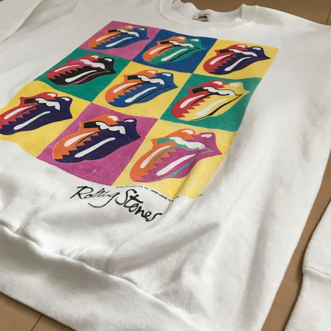 激レア スウェット ローリングストーンズ Rolling Stones 89年製