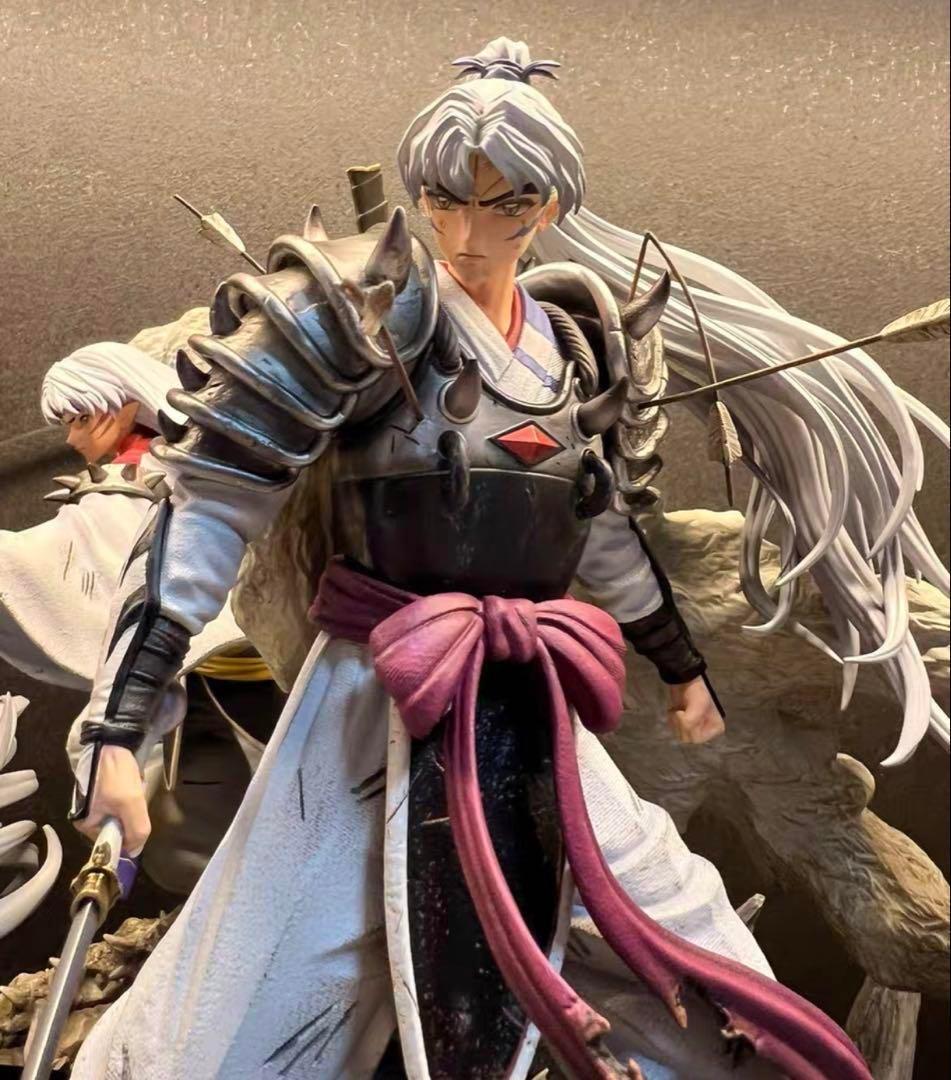 犬夜叉 殺生丸 闘牙王 父と子 フィギュア ガレージキット - メルカリ